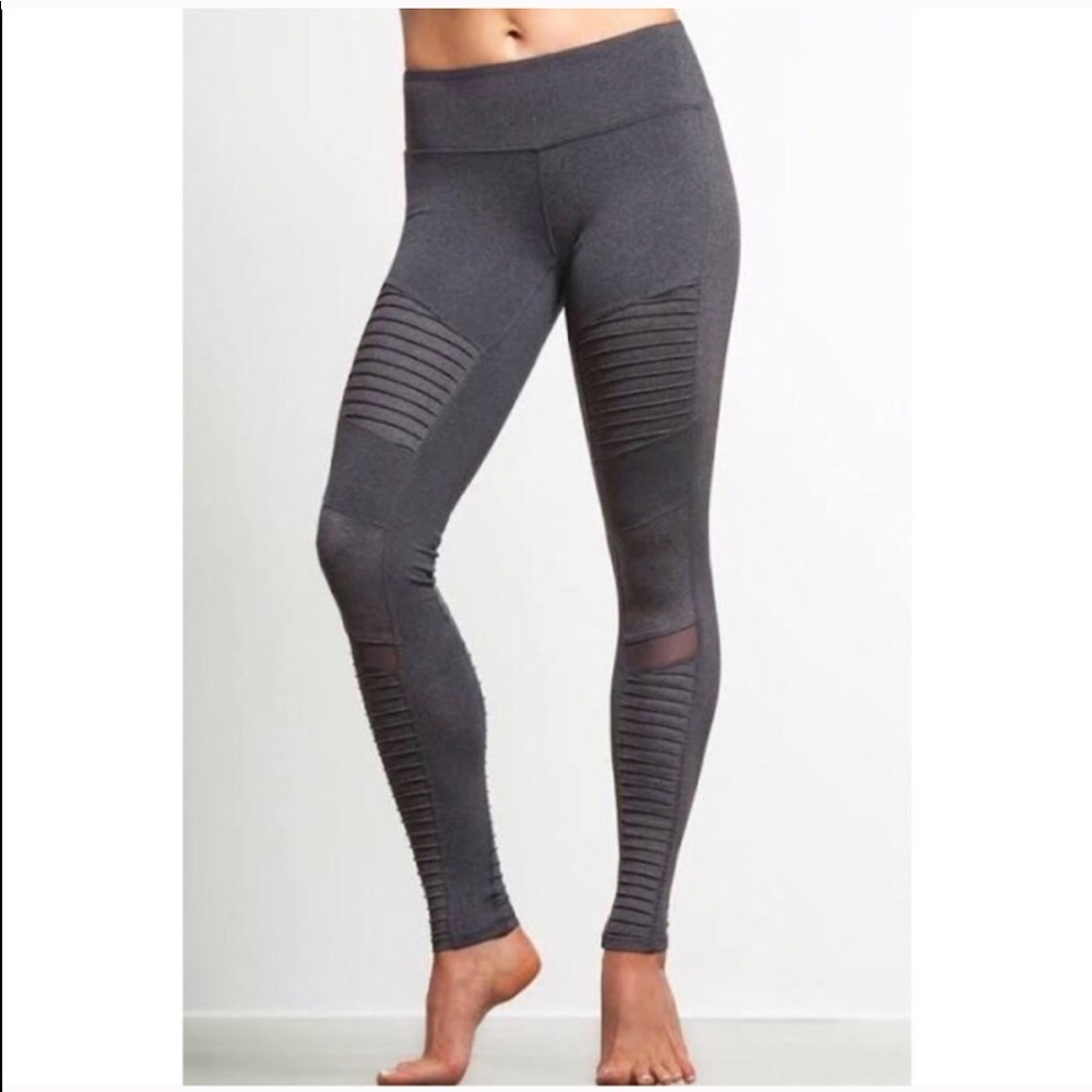 ALO Yoga gray Moto leggings